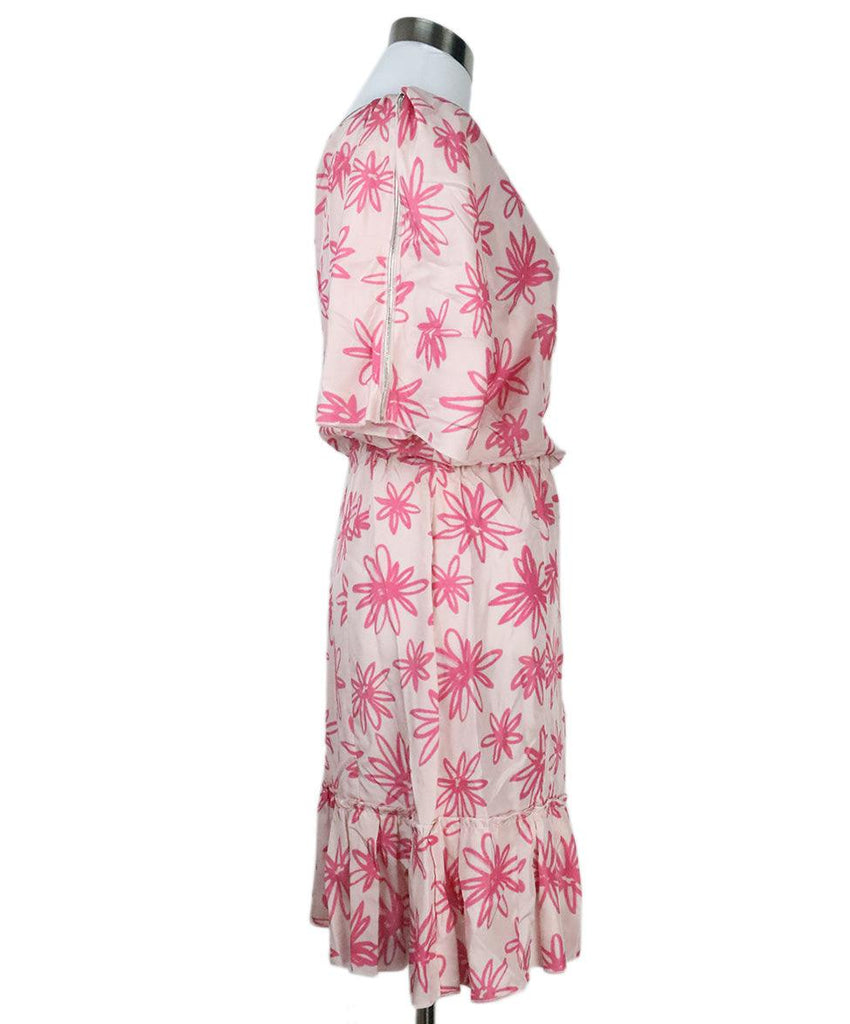 Nina Ricci Pink Floral Print Dress sz 4 - Michael's Consignment NYC