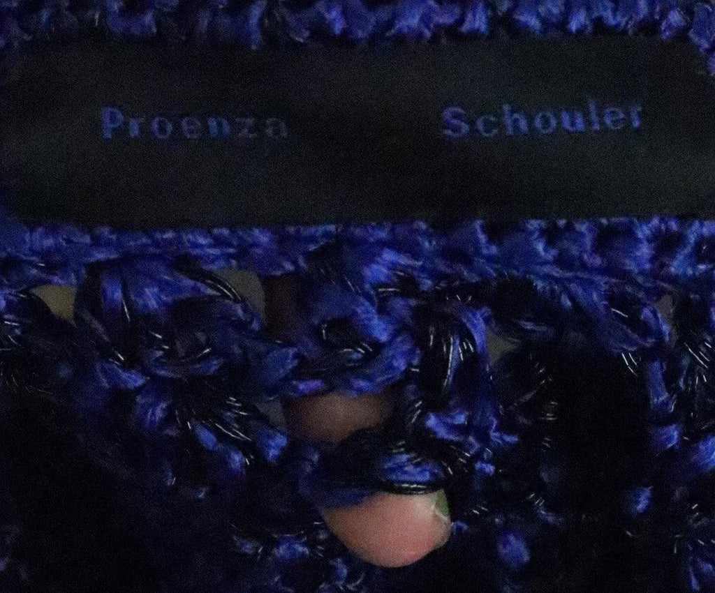 Proenza Schouler Blue & Black Knit Skirt 3