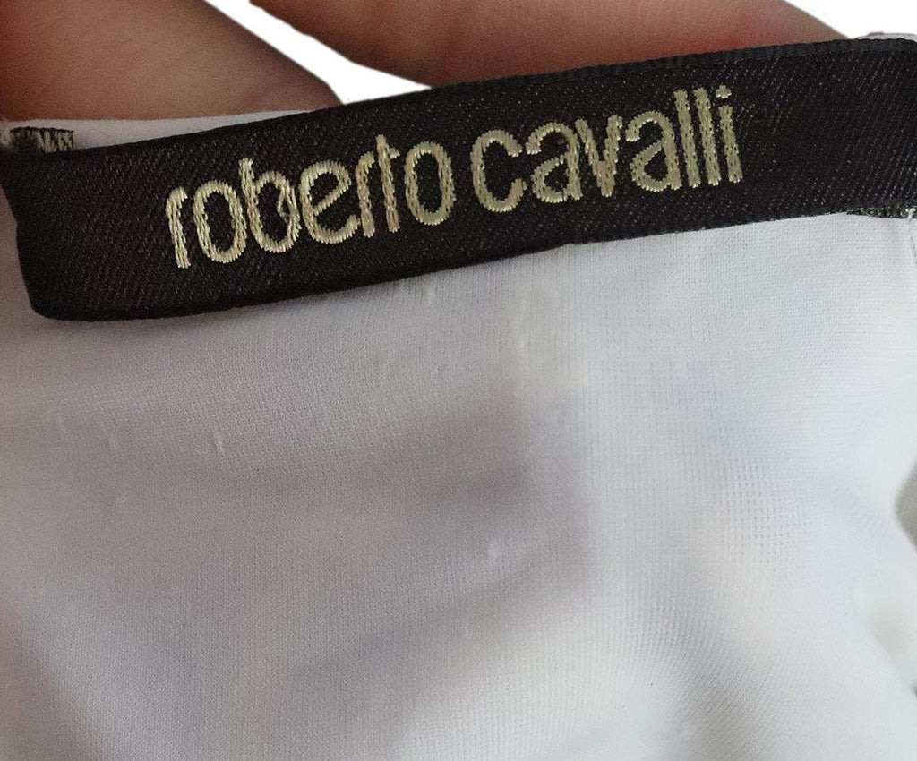 Roberto Cavalli Blue & White Floral Dress 3