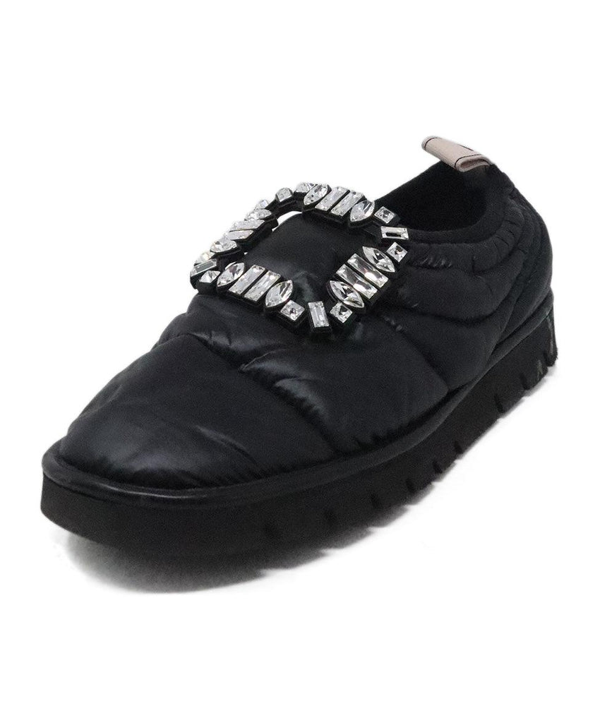 Roger Vivier Black Puffy Sneakers sz 8 - Michael's Consignment NYC