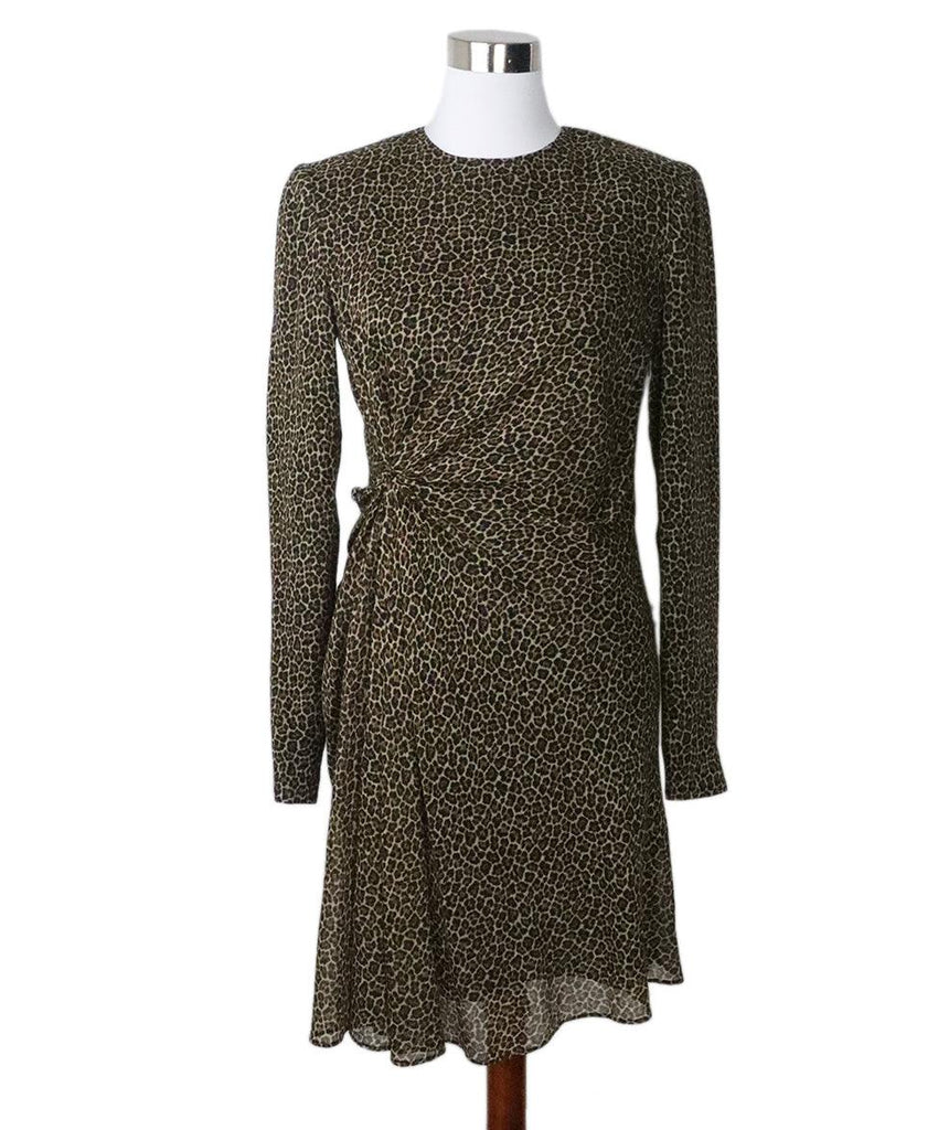 Saint Laurent Leopard Print Dress 