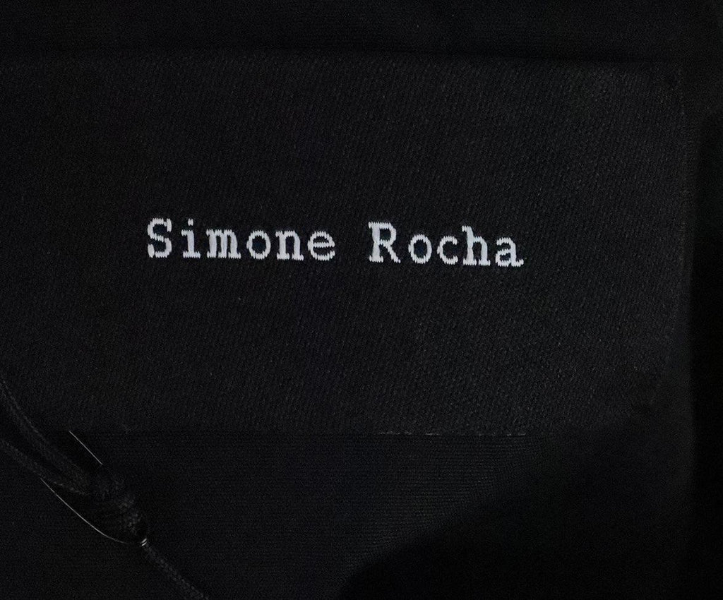 Simone Rocha Black Ruffle Top sz 6 - Michael's Consignment NYC
