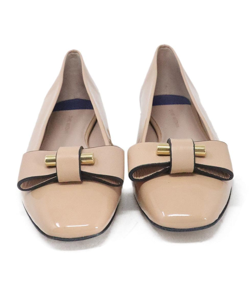 Stuart Weitzman Nude Patent Leather Flats sz 7 - Michael's Consignment NYC