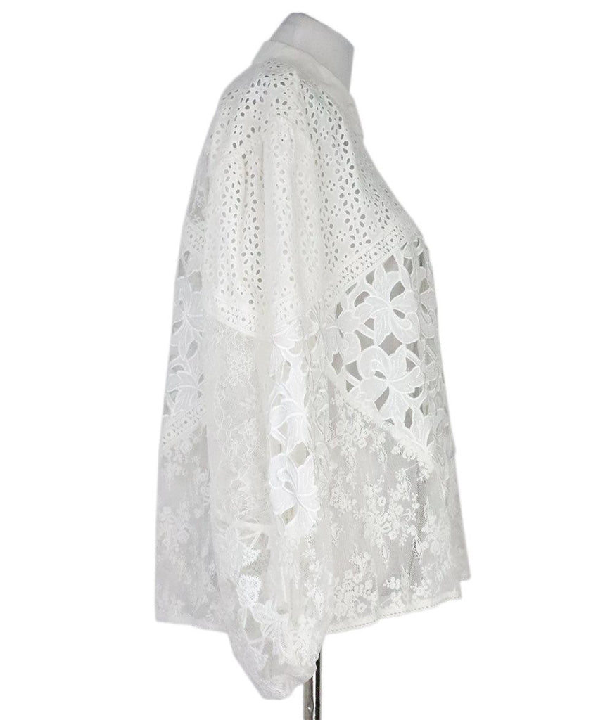 The Kooples White Lace Blouse 1