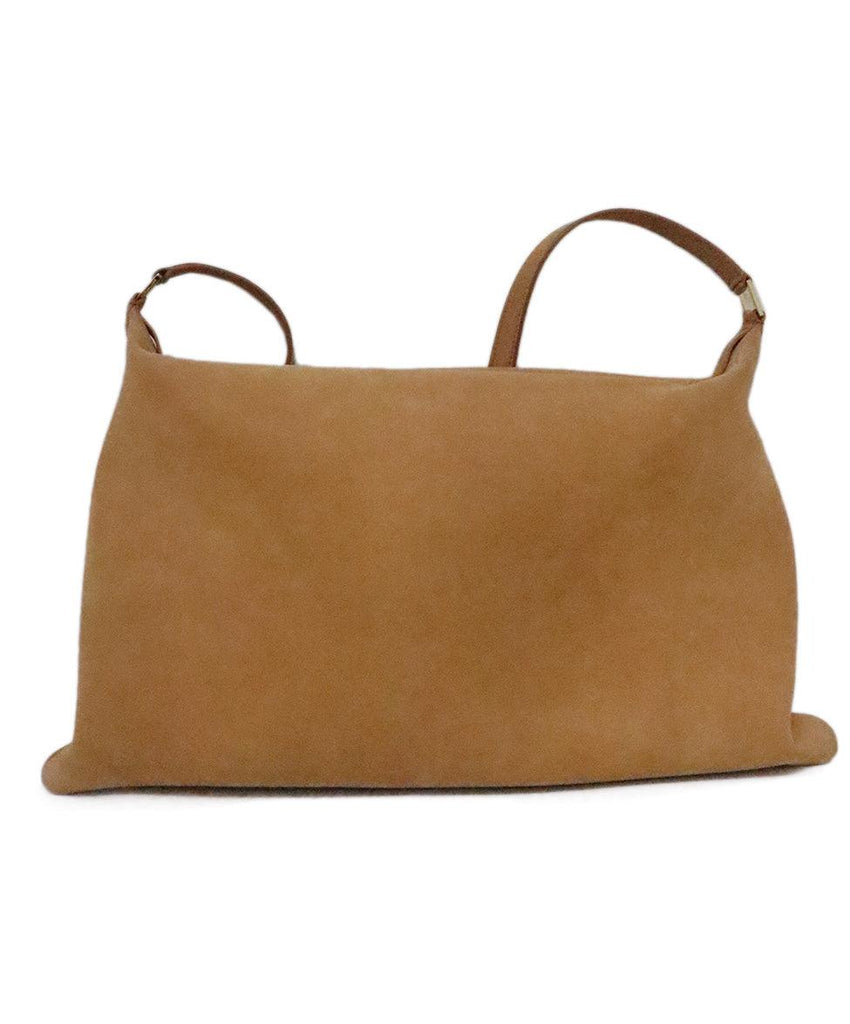 The Row Tan Leather Shoulder Bag - Michael's Consignment NYC