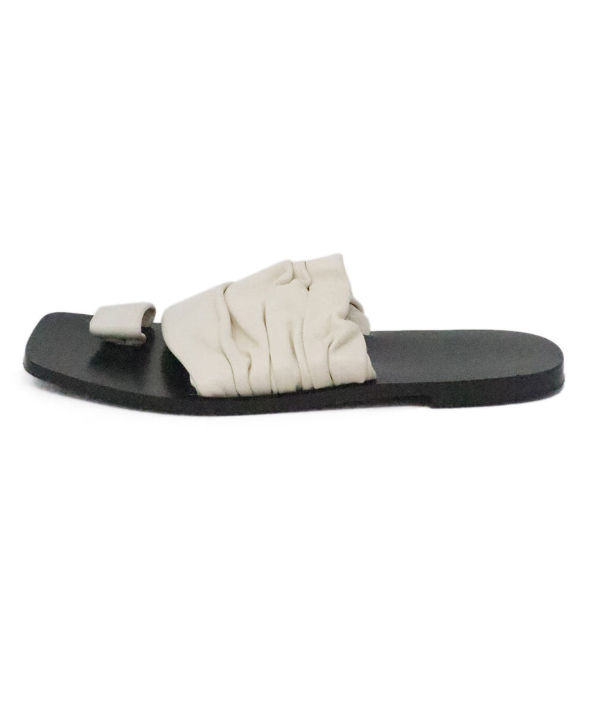 The Row Bone Leather Sandals 1