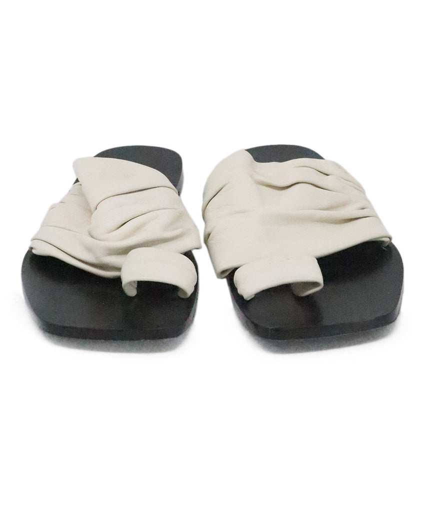 The Row Bone Leather Sandals 3
