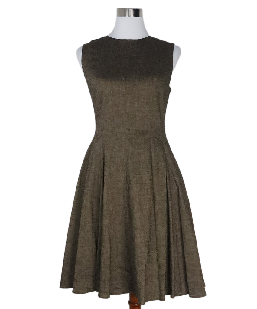 Theory Brown Linen Dress 1