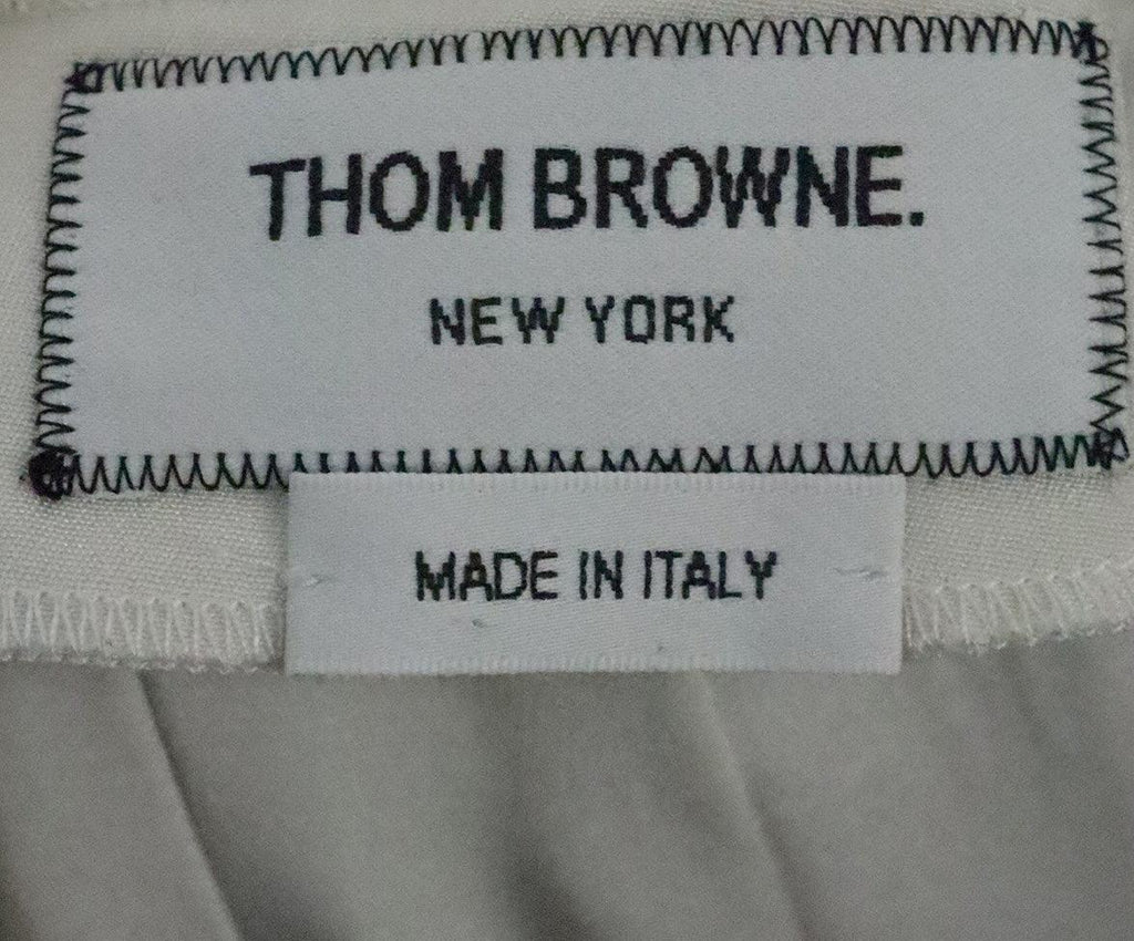 Thom Browne Grey & White Striped Skirt 3