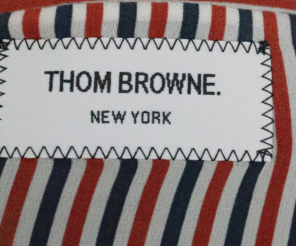 Thom Browne Navy & White Striped Jacket 3