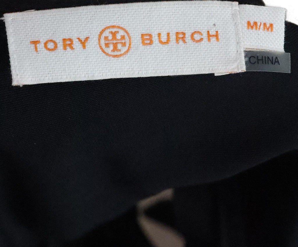 Tory Burch Black Ruffle Trim Dress sz 8 - Michael's Consignment NYC