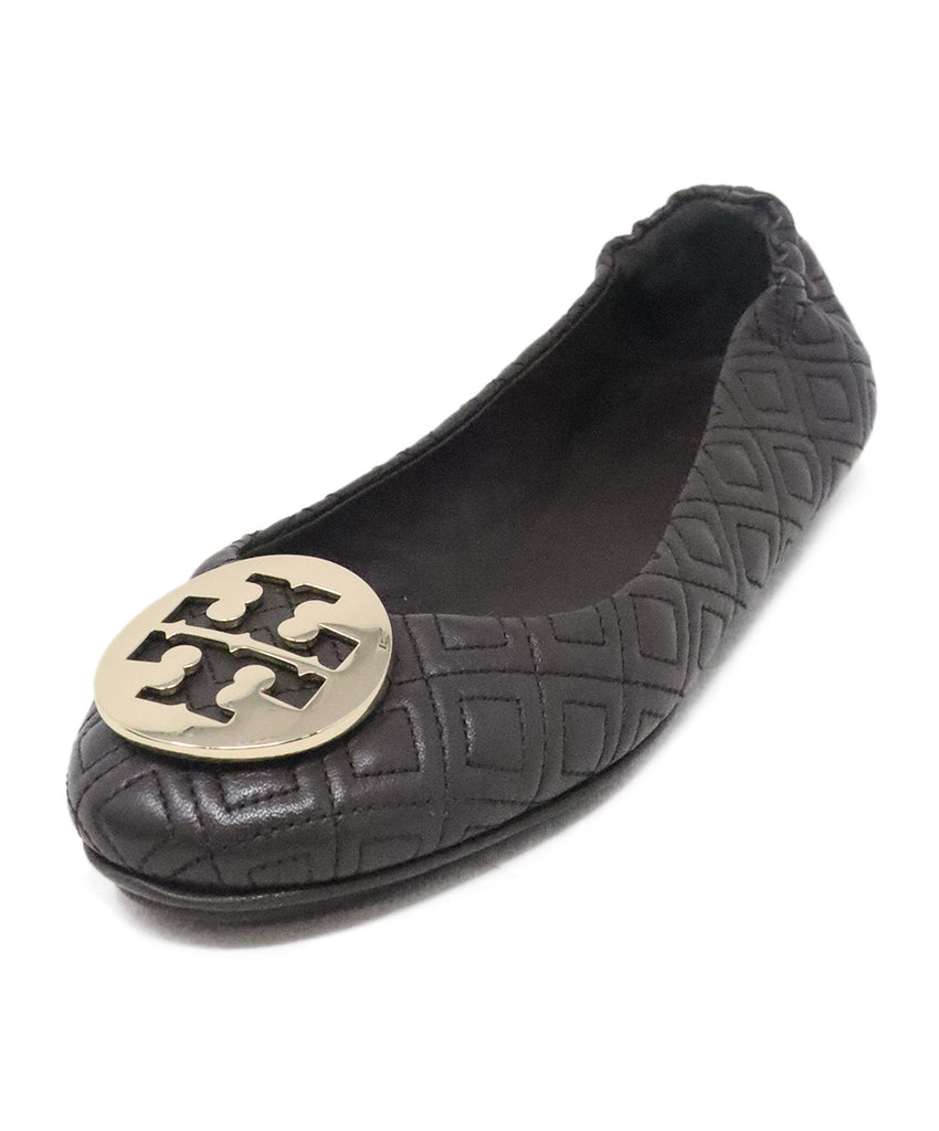 Tory Burch Brown Leather Flats 