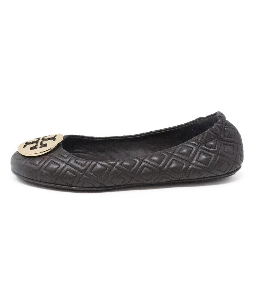 Tory Burch Brown Leather Flats 1