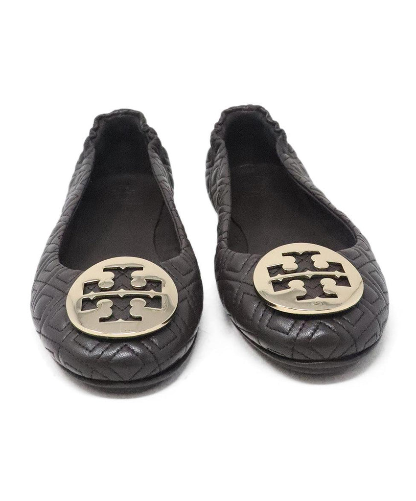 Tory Burch Brown Leather Flats 3