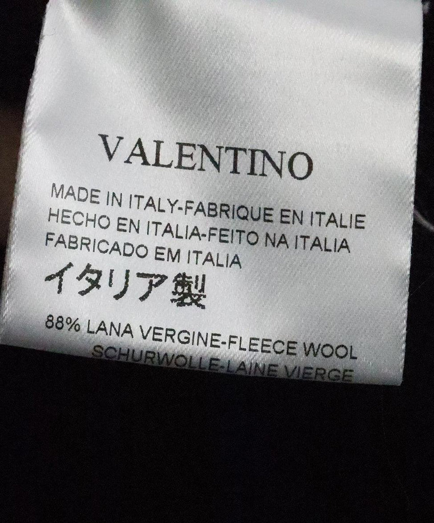 Valentino Black Wool Dress sz 10 - Michael's Consignment NYC