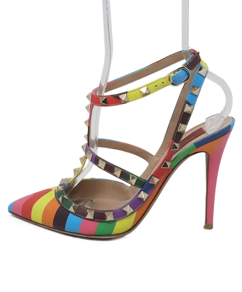 Valentino Multicolor Studded Heels 1