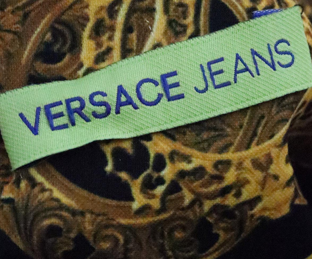 Versace Black & Gold Dress sz 4 - Michael's Consignment NYC