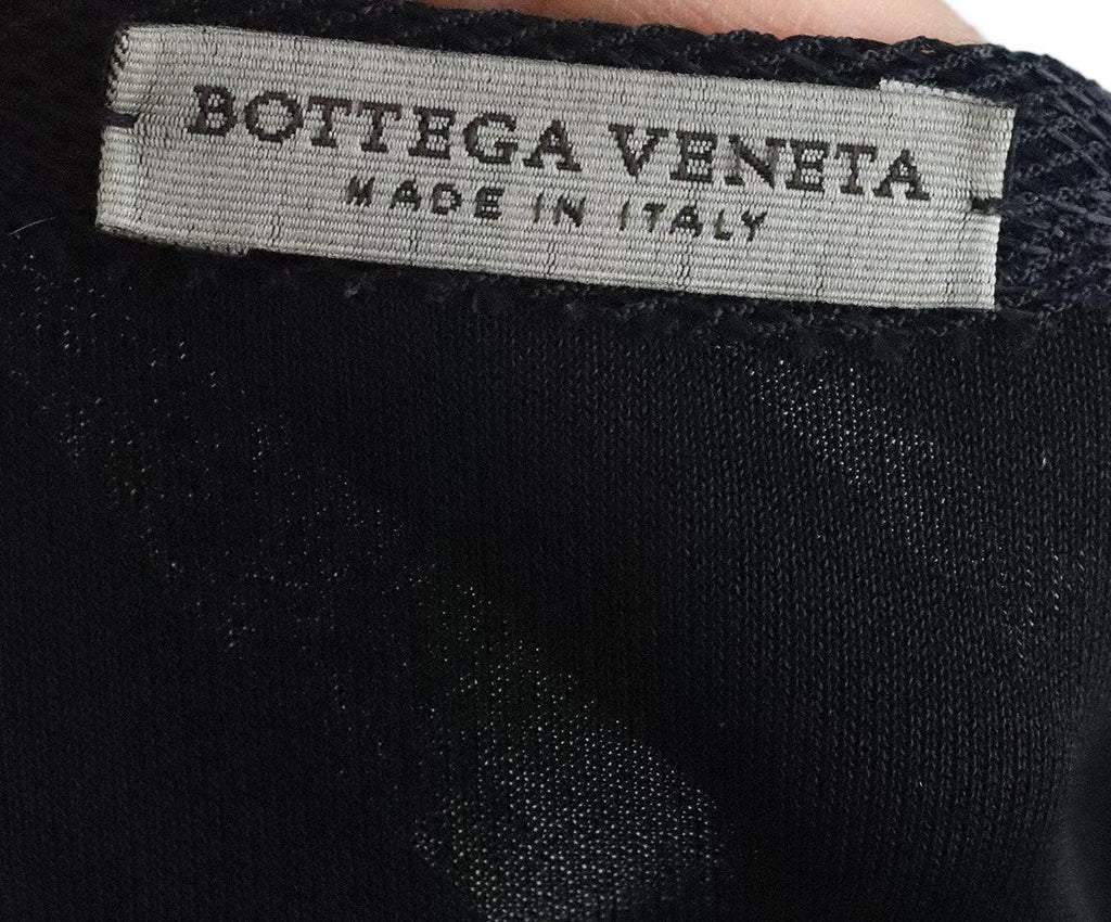 Bottega Veneta Tan & Black Beaded Top sz 10 - Michael's Consignment NYC