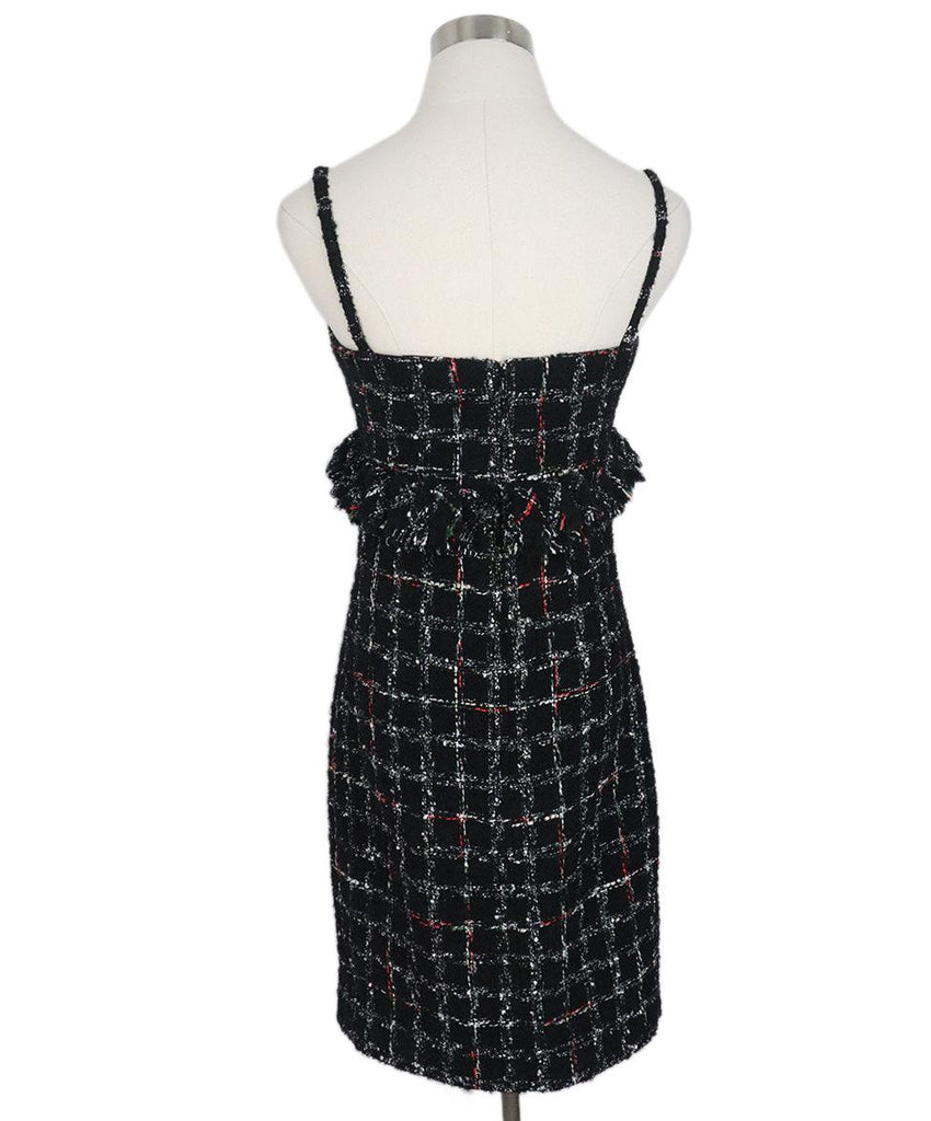 Chanel Black White & Red Tweed Dress sz 2 - Michael's Consignment NYC