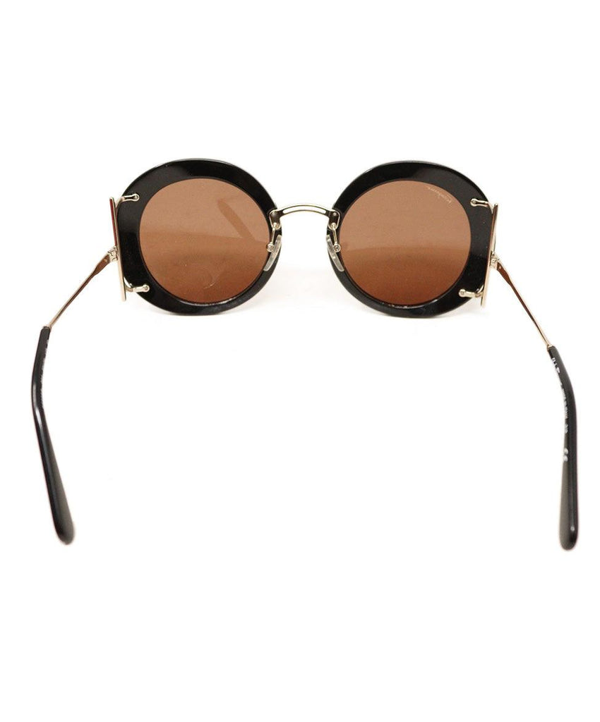 Ferragamo Black Plastic Sunglasses - Michael's Consignment NYC