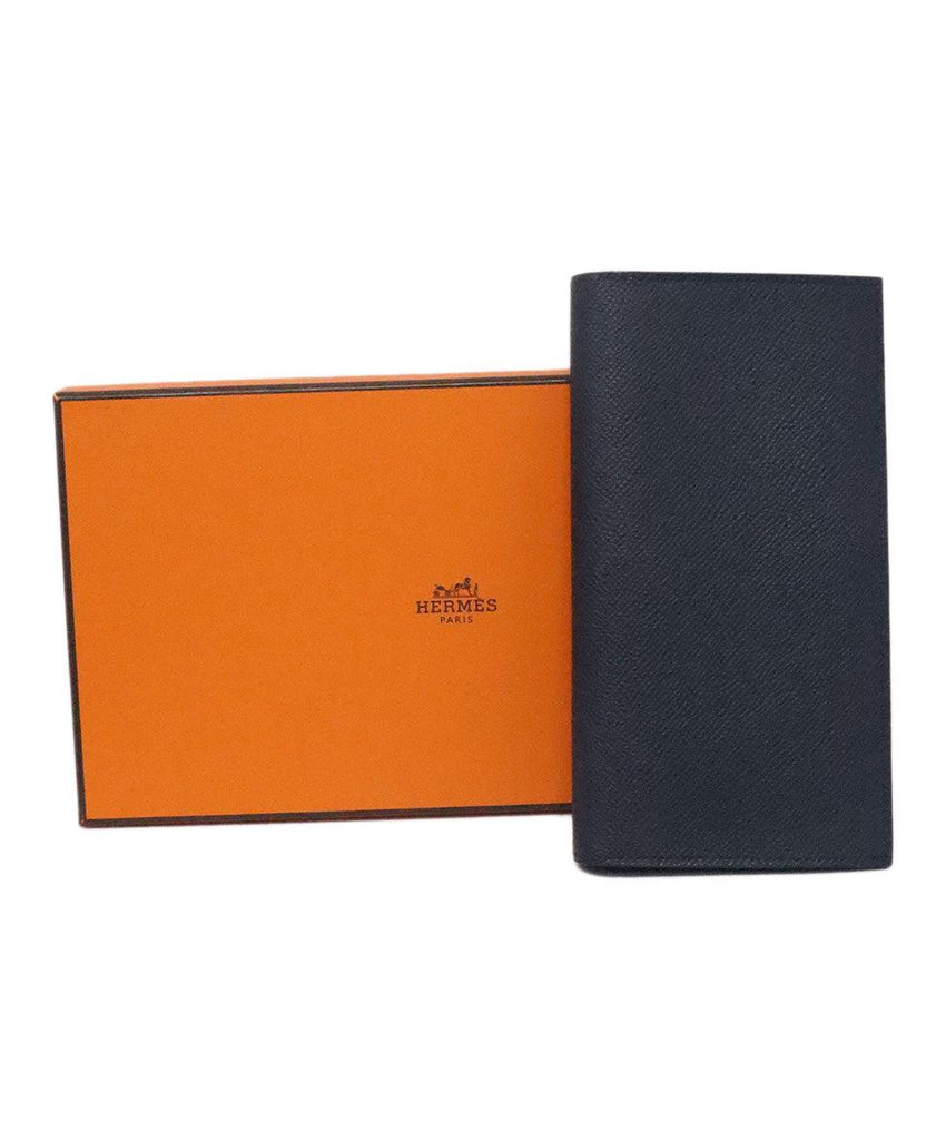 Hermes Black Leather Wallet - Michael's Consignment NYC