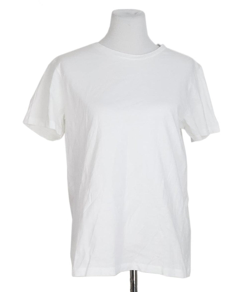 Isabel Marant White Cotton T-Shirt sz 6 - Michael's Consignment NYC