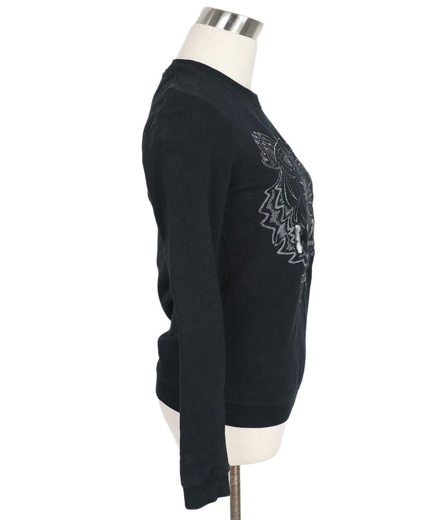 Kenzo Black Cotton Tiger Print Sweatshirt sz 2 - Michael's Consignment NYC