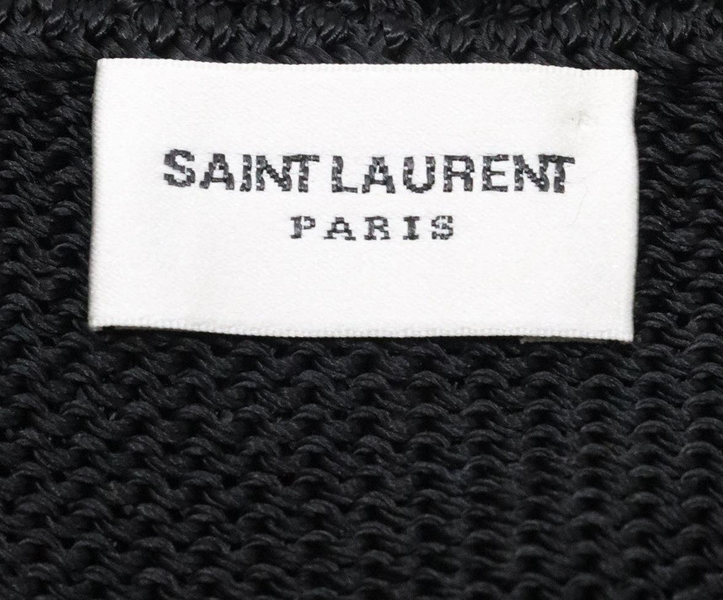 Saint Laurent Black Knit Tank Top sz 4 - Michael's Consignment NYC