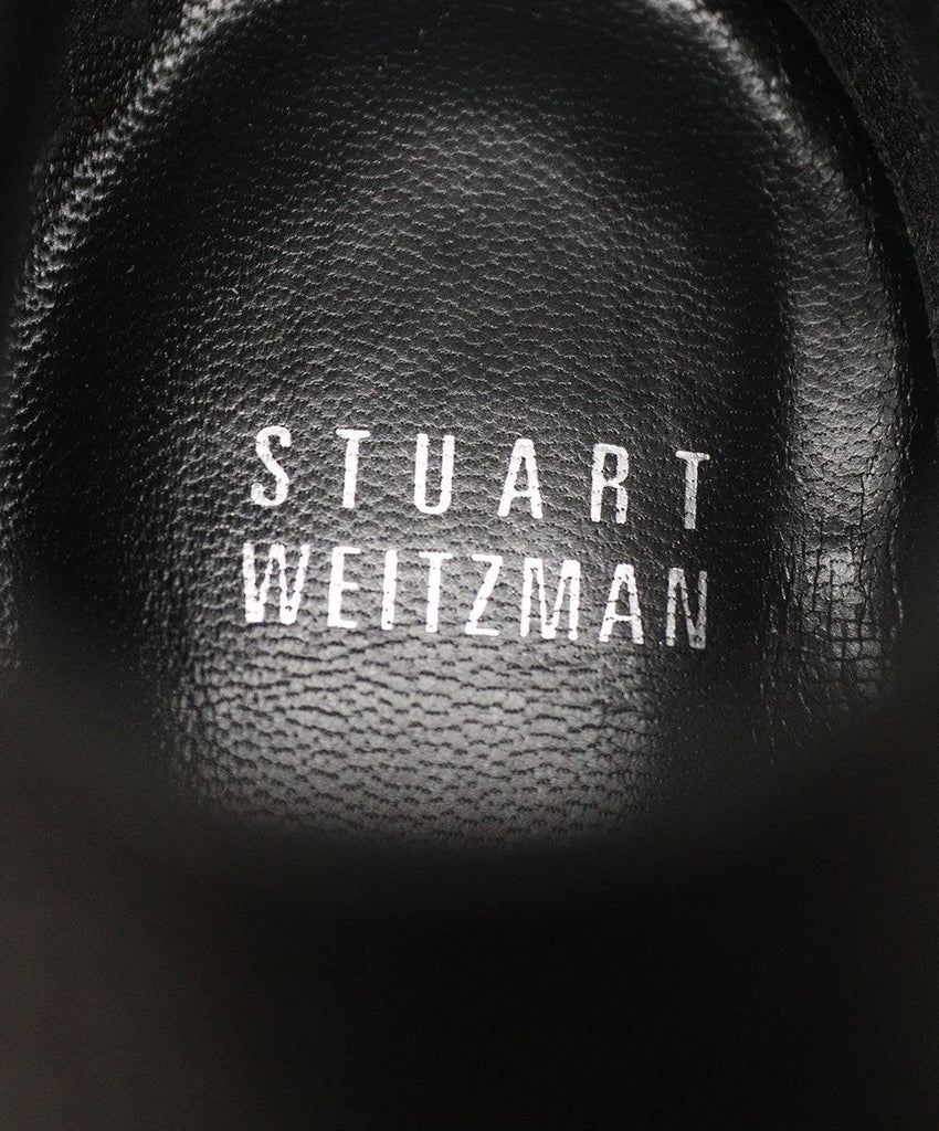 Stuart Weitzman Black Leather Booties sz 37 - Michael's Consignment NYC