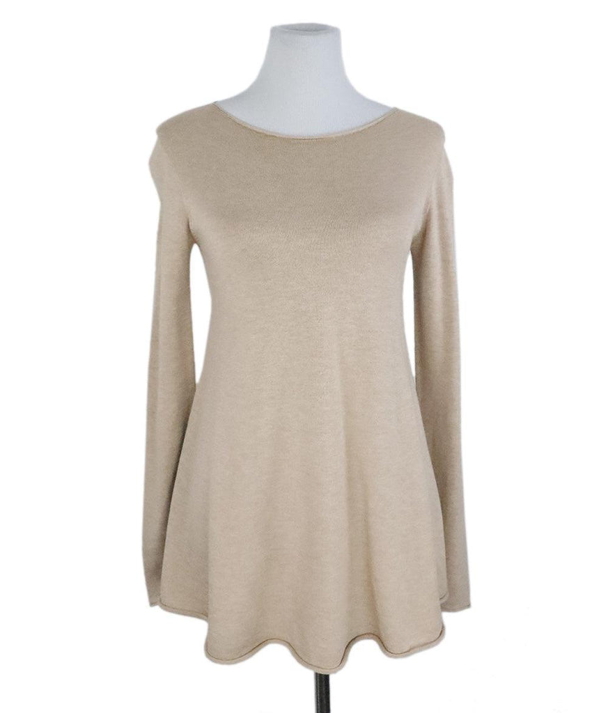 The Row Beige Cotton Sweater sz 2 - Michael's Consignment NYC