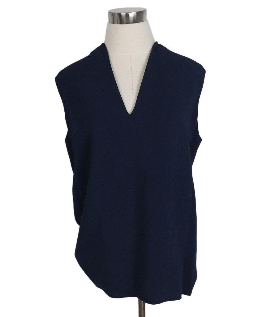 The Row Blue Viscose Blouse sz 6 - Michael's Consignment NYC