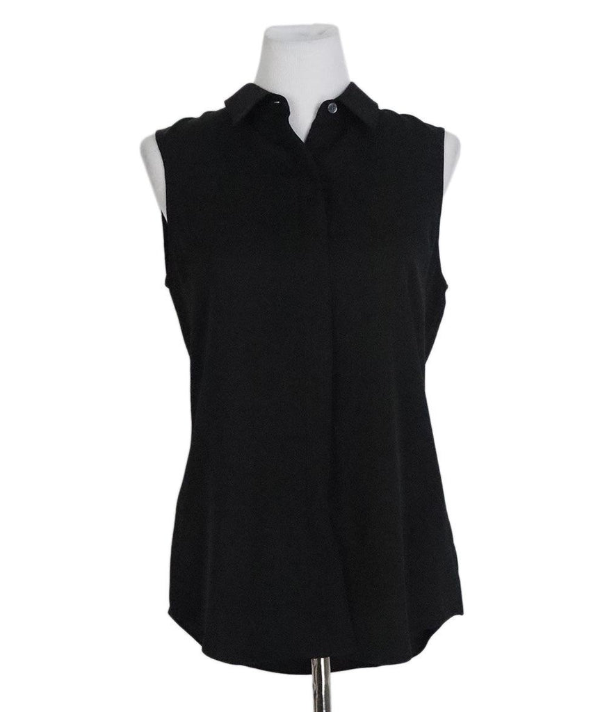 Theory Black Silk Top sz 6 - Michael's Consignment NYC