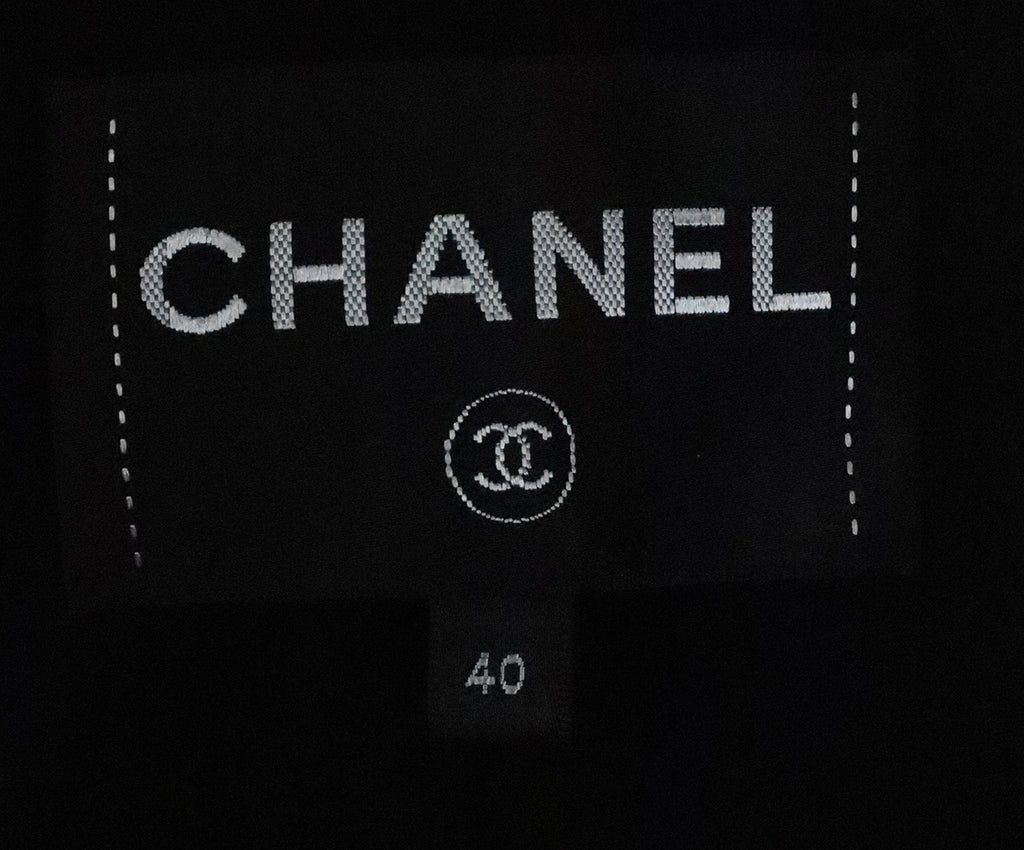 Chanel Black Crinkled Leather Jacket 3