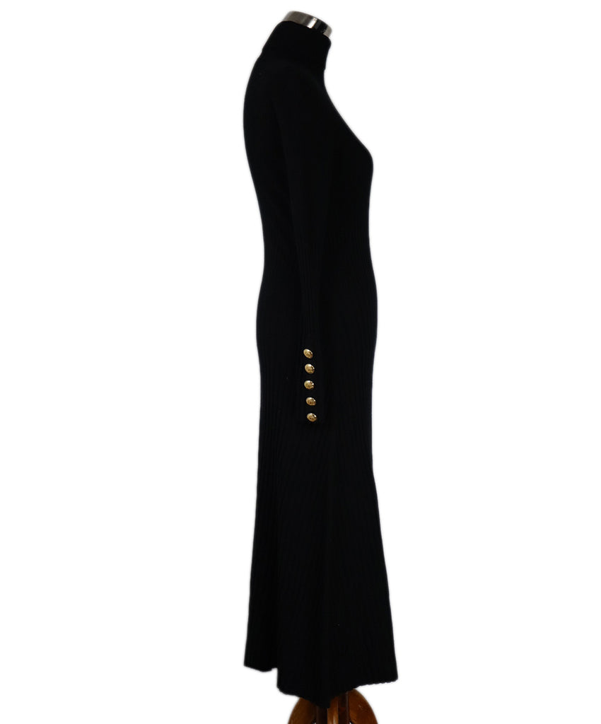 A.L.C. Black Knit Long Dress 1
