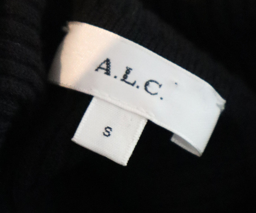 A.L.C. Black Knit Long Dress 3