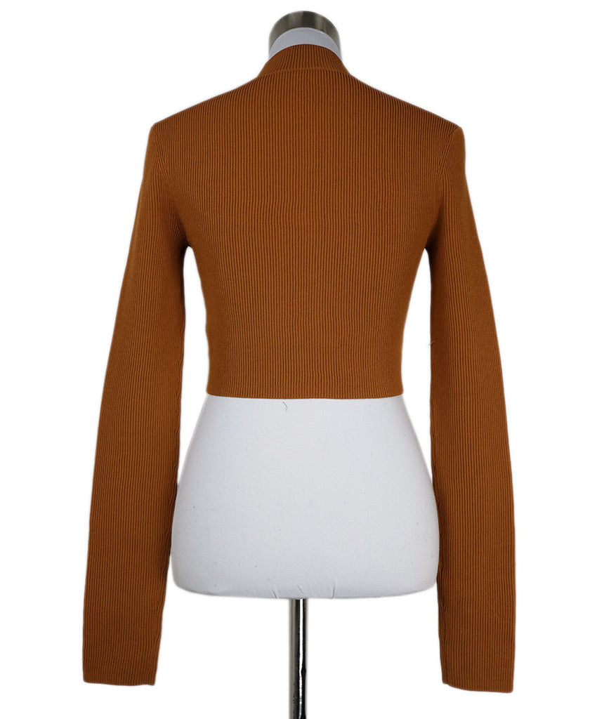 A.L.C. Orange Tan Viscose Polyester Sweater 2