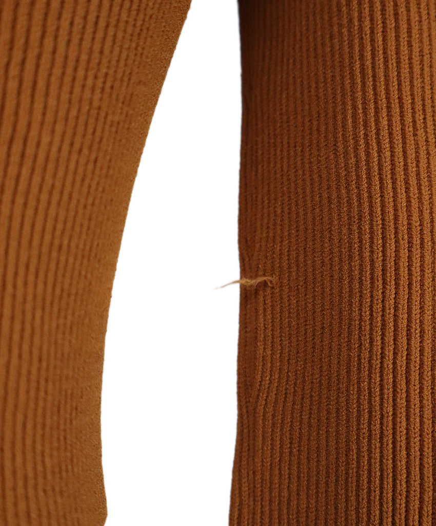 A.L.C. Orange Tan Viscose Polyester Sweater 5