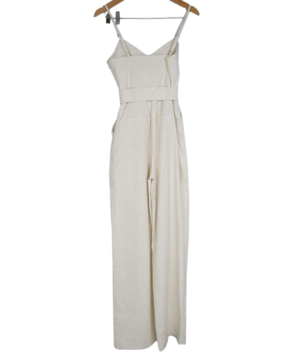 White top cotton jumpsuit