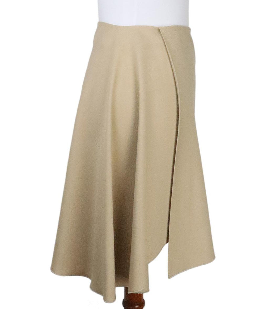 Acne Beige Wool Skirt 1