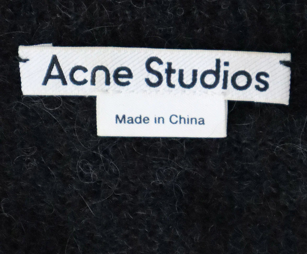 Acne Studios Grey & Tan Striped Sweater sz 4 - Michael's Consignment NYC