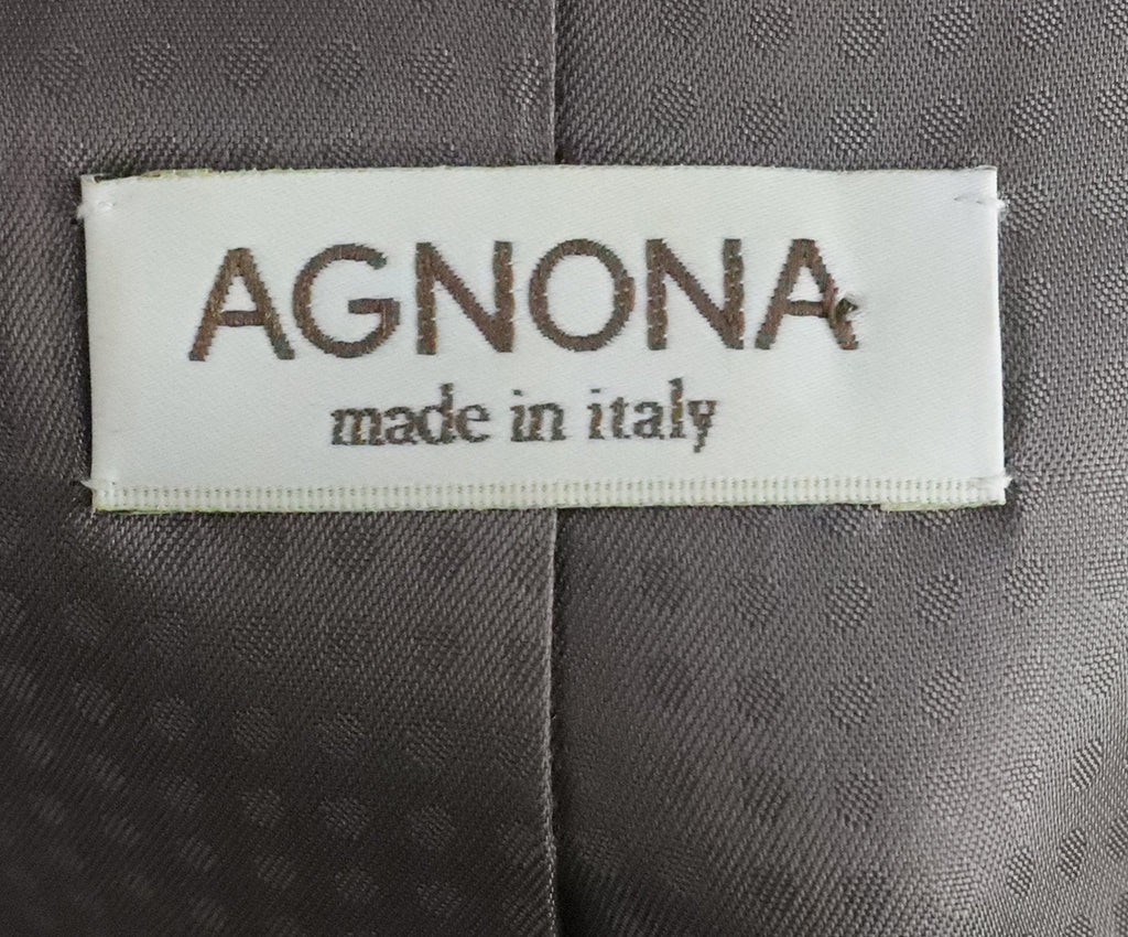 Agnona Blue & Brown Wool Jacket 3