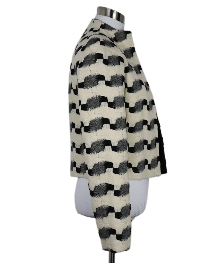 Akris B&W Knit Wool Jacket 1