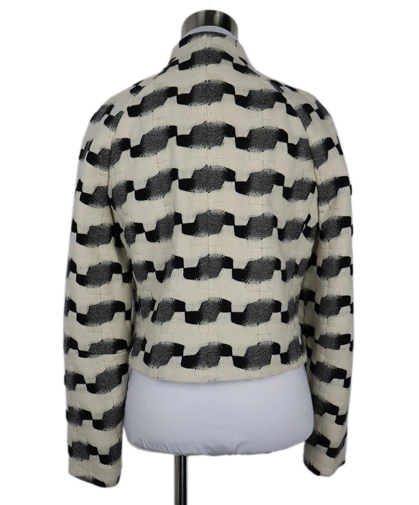 Akris B&W Knit Wool Jacket 2