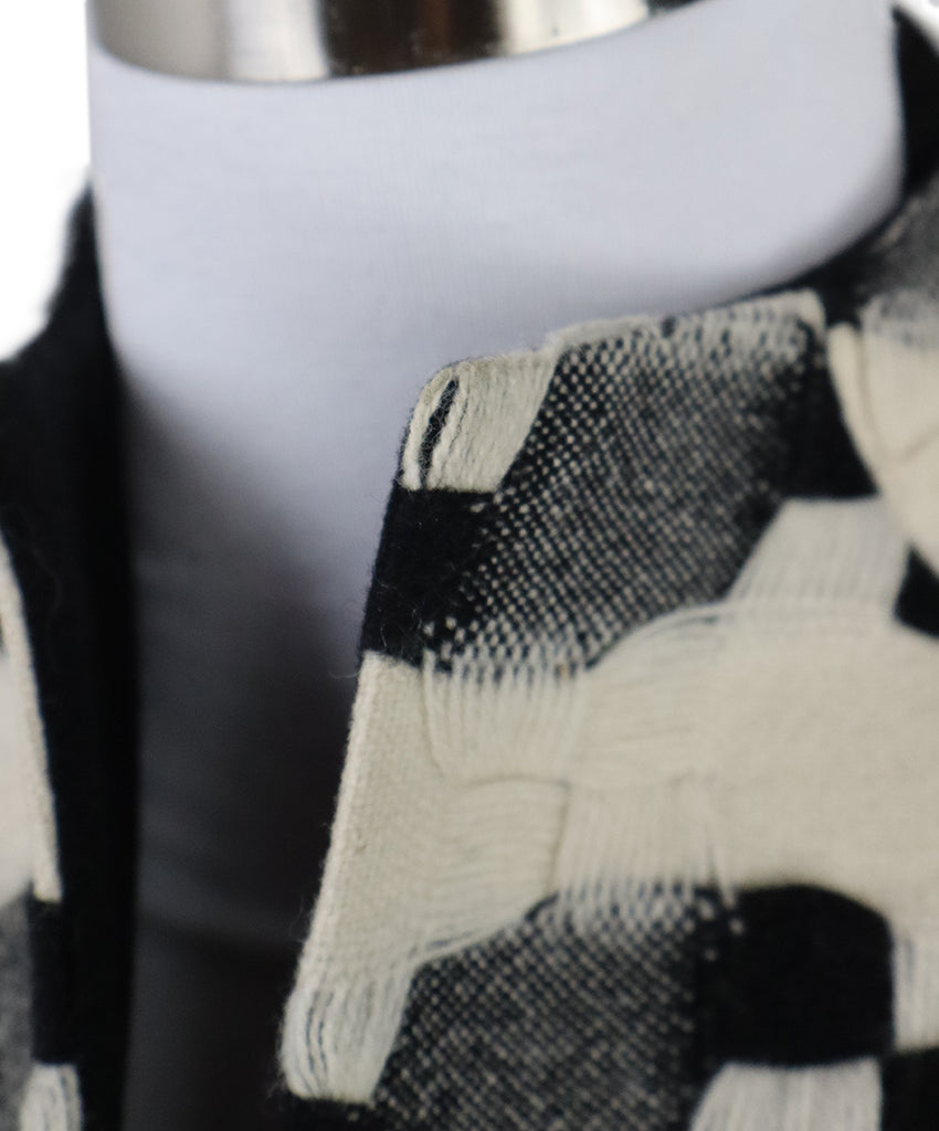 Akris B&W Knit Wool Jacket 5