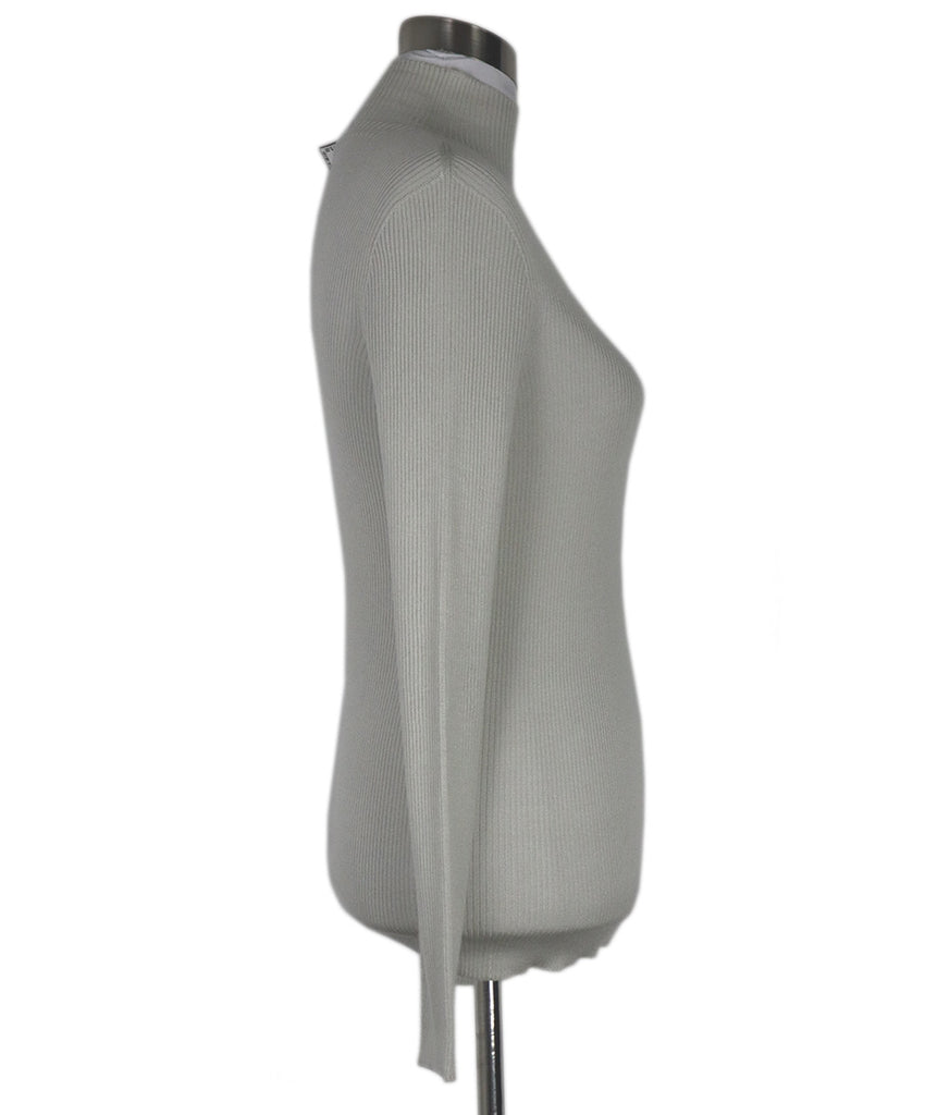 Akris Beige Cotton Turtleneck Sweater 1