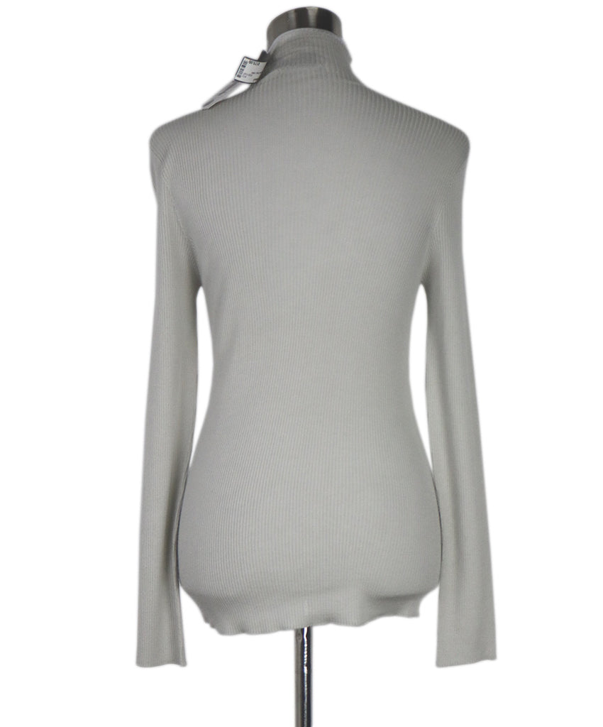 Akris Beige Cotton Turtleneck Sweater 2