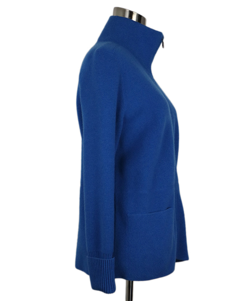 Akris Cobalt Blue Cashmere Sweater 1