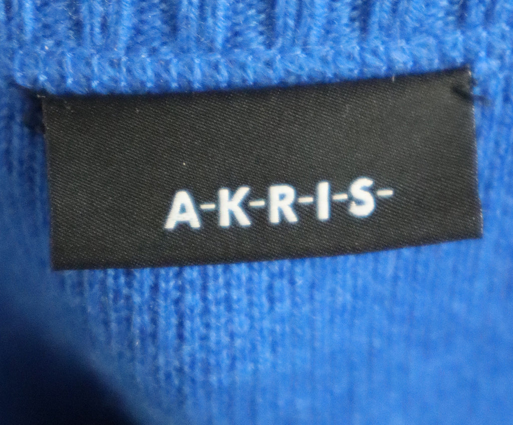Akris Cobalt Blue Cashmere Sweater 3