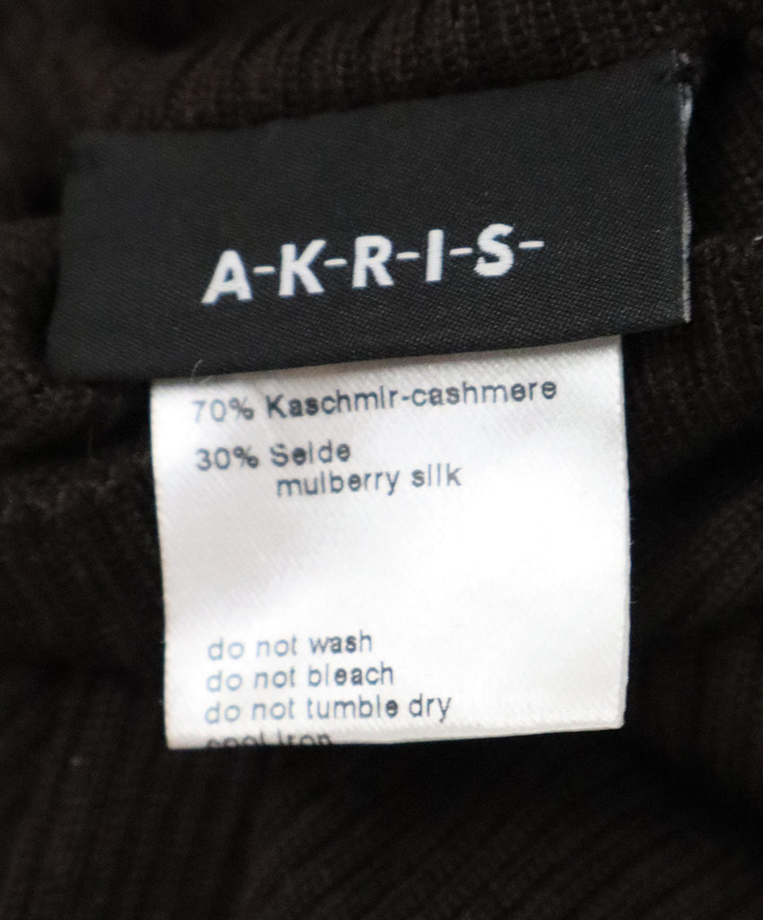 Akris Brown Cotton Turtleneck Sweater 3