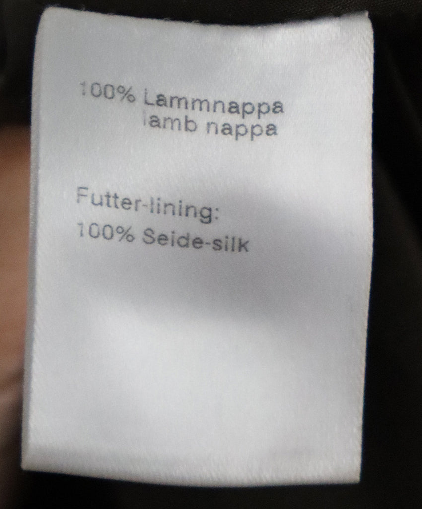 Akris Brown Perforated Leather Blazer 4